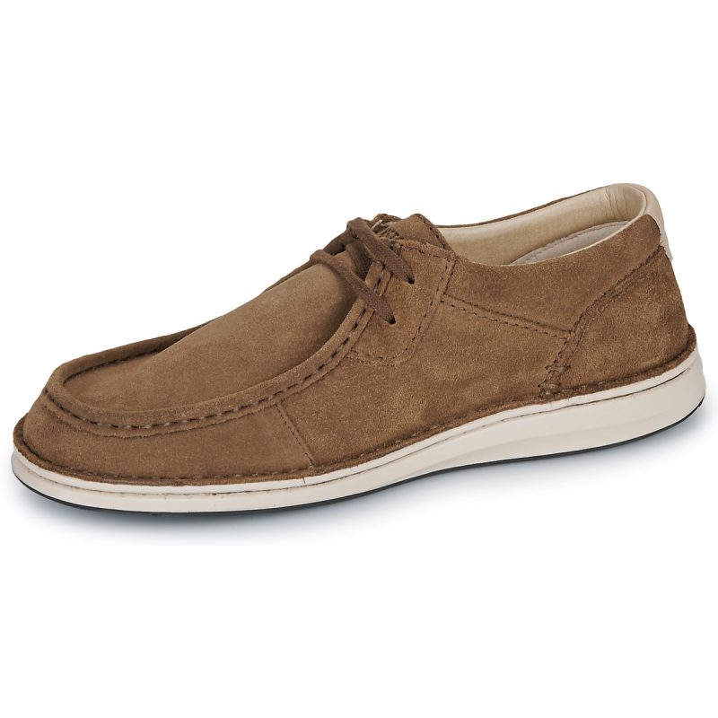 BIRKENSTOCK Pasadena Suede / Black / Tea / Regular Brown Derby Men - 4