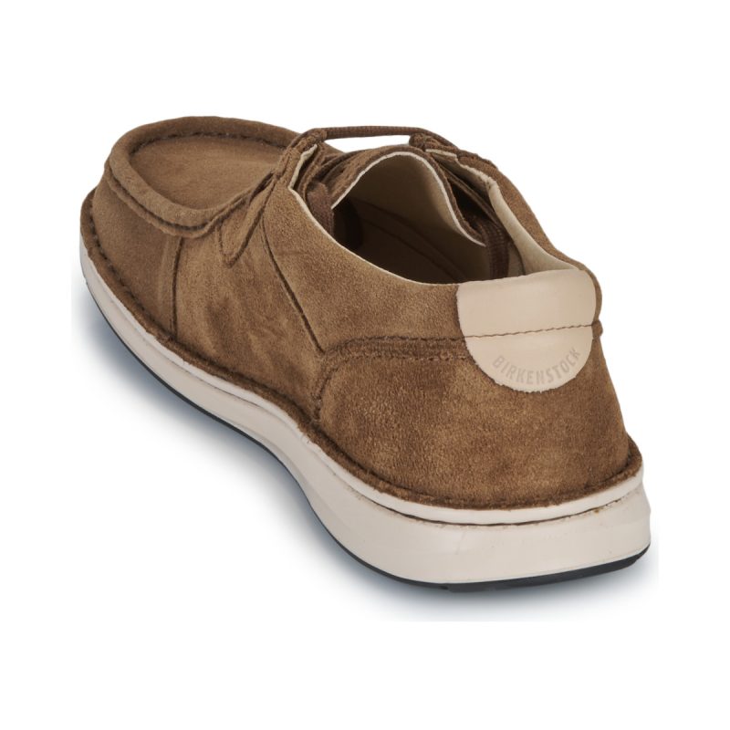 BIRKENSTOCK Pasadena Suede / Black / Tea / Regular Brown Derby Men - 5