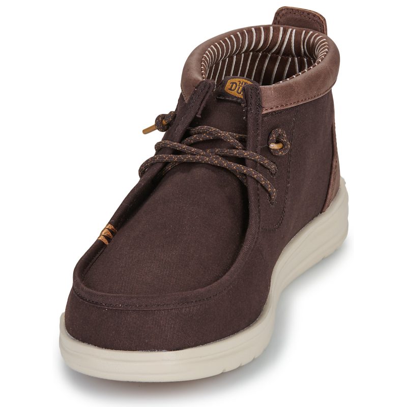 HEYDUDE WALLY MID GRIPR VIN CLASSIC MOLE Marrone Derby Uomo - 3