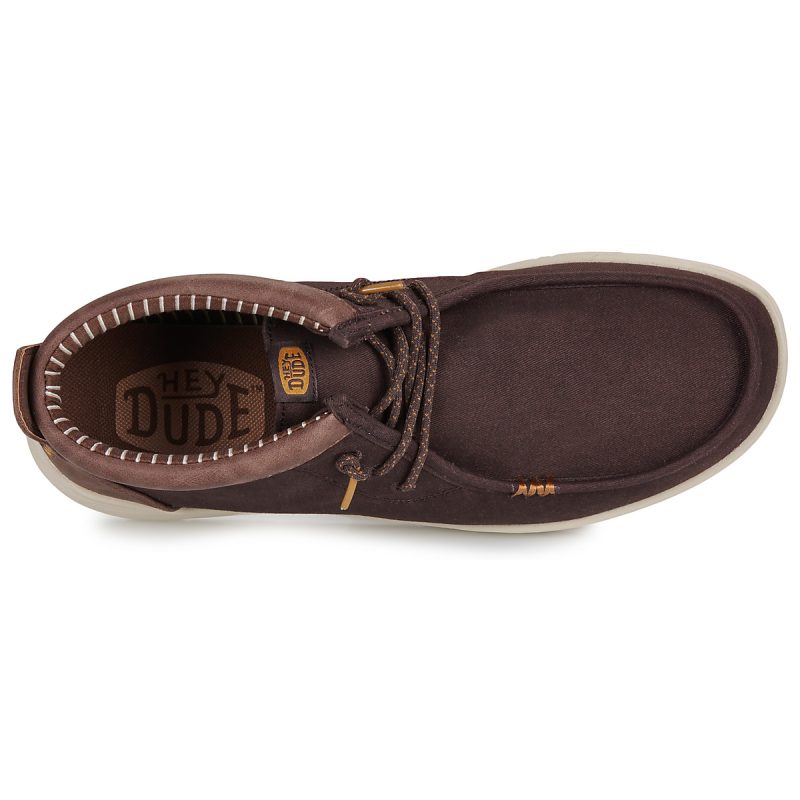 HEYDUDE WALLY MID GRIPR VIN CLASSIC MOLE Marrone Derby Uomo - 6