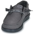 HEYDUDE  WALLY STRETCH CANVAS BLOCK  Grigio Derby Uomo - 3