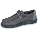 HEYDUDE  WALLY STRETCH CANVAS BLOCK  Grigio Derby Uomo - 4