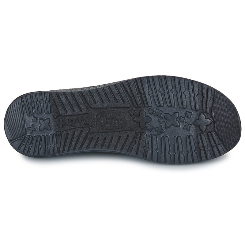 HEYDUDE  WALLY STRETCH CANVAS BLOCK  Grigio Derby Uomo - 7