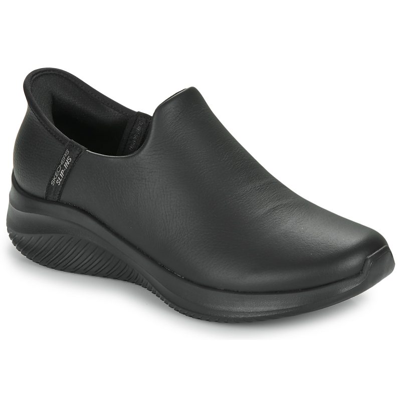 Skechers HAND FREE SLIP-INS ULTRA FLEX 3.0 LEATHER Noir Slip-on Homme - 1