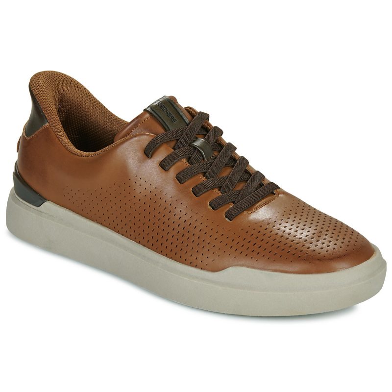 Skechers OWEN CONNELL SLIP-INS Marron Slip-on Homme - 1