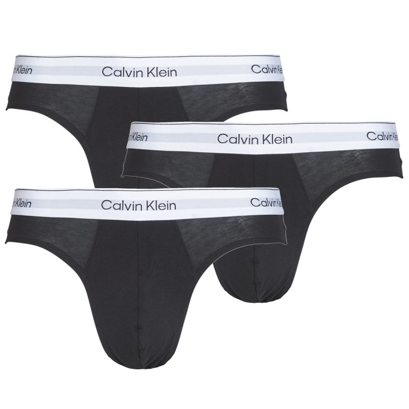 Slip  Calvin Klein Jeans  HIP BRIEF 3PK X3  Nero -  Slip Uomo - 1