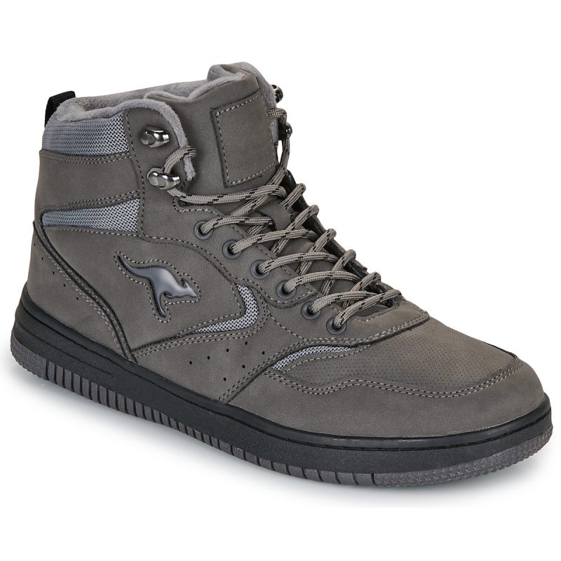 Kangaroos K-Watch Bliz Grey High-top Sneakers Men - 1