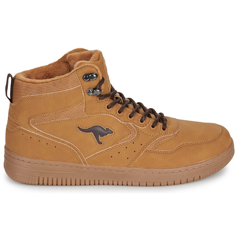 Kangaroos K-Watch Bliz Brown High-top Sneakers Men - 2