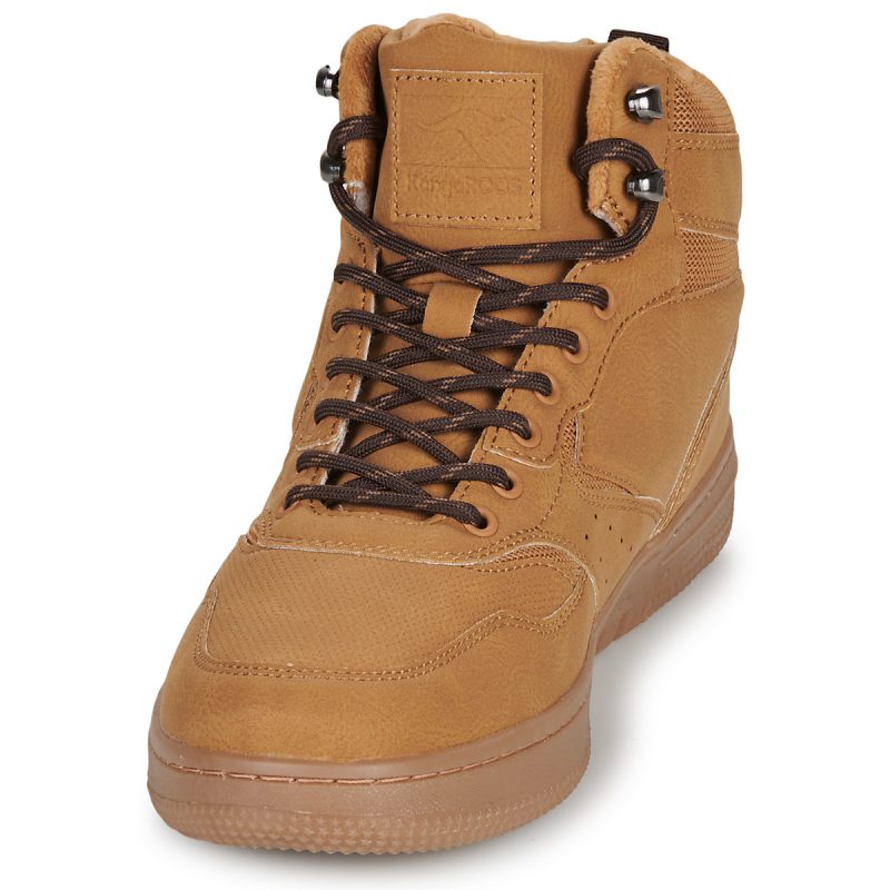 Kangaroos K-Watch Bliz Brown High-top Sneakers Men - 3