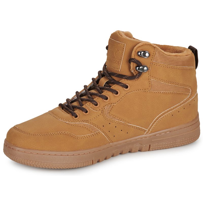 Kangaroos K-Watch Bliz Brown High-top Sneakers Men - 4
