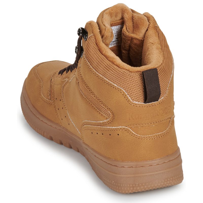 Kangaroos K-Watch Bliz Brown High-top Sneakers Men - 5