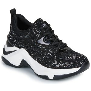 Sneakers basse    106-52EX21-STRASS-BLACK-WHITE  Nero