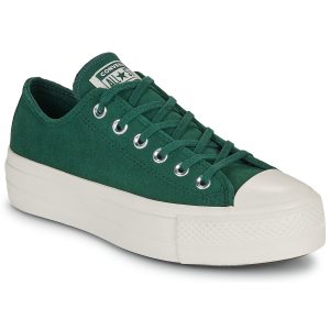 Sneakers basse    CHUCK TAYLOR ALL STAR LIFT PLATFORM COLORFUL SUEDE  Verde