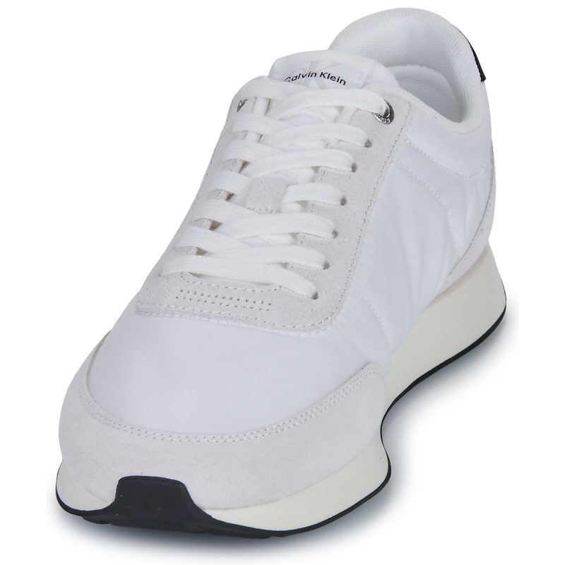 Calvin Klein Jeans RETRO RUNNER ESS MIX MAT Bianco Sneakers Uomo - 3