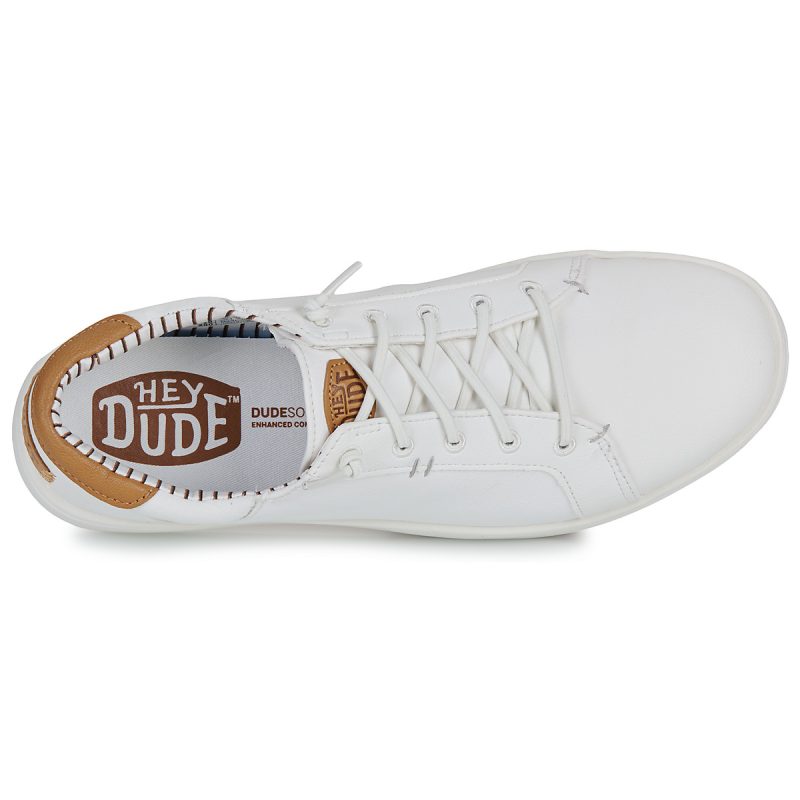 Zapatillas deportivas blancas para hombre HEYDUDE PAUL PRO CLASSIC - 6