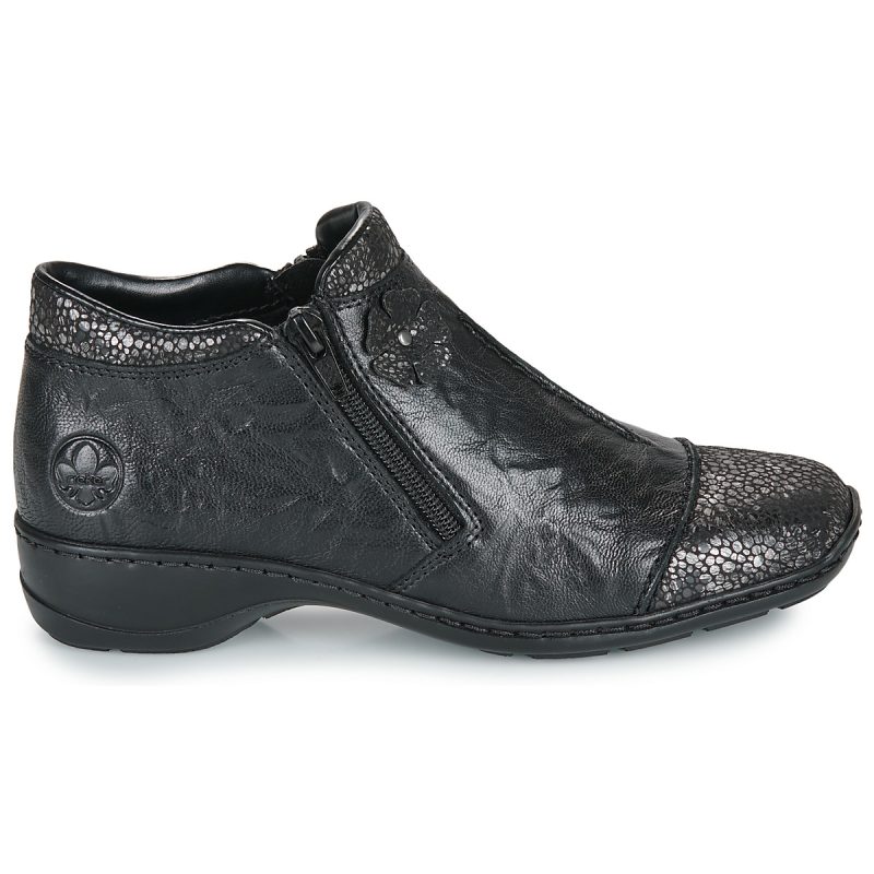 Rieker 58388-01 Black Women's Ankle Boots - 2
