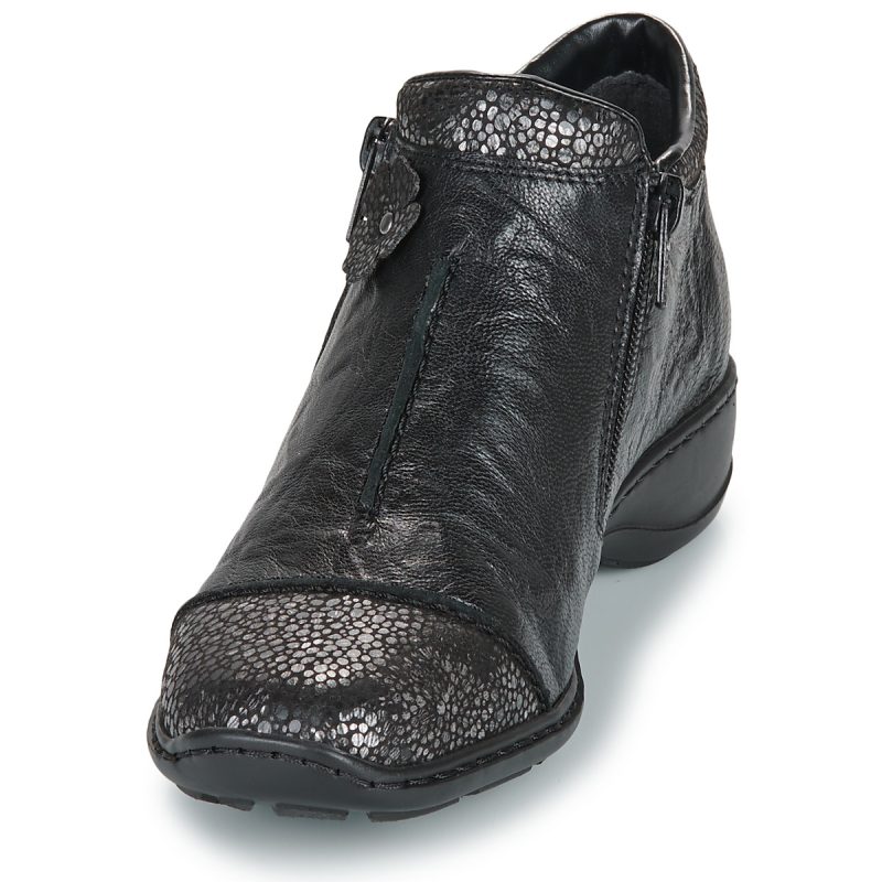 Rieker 58388-01 Black Women's Ankle Boots - 3