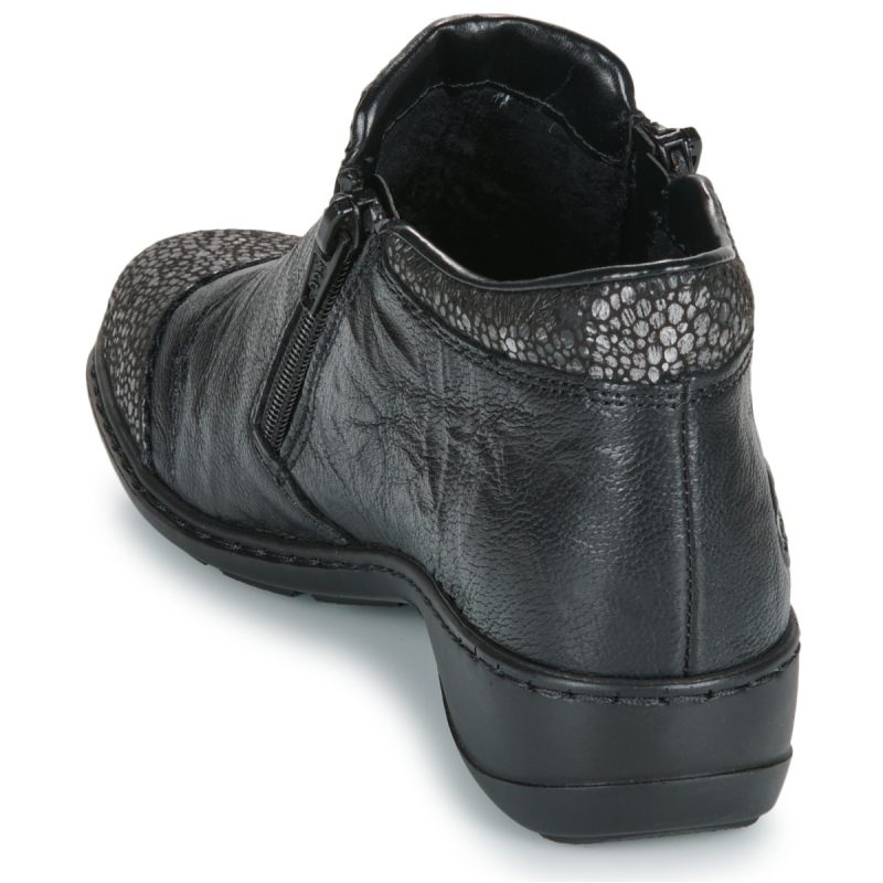 Rieker 58388-01 Black Women's Ankle Boots - 5