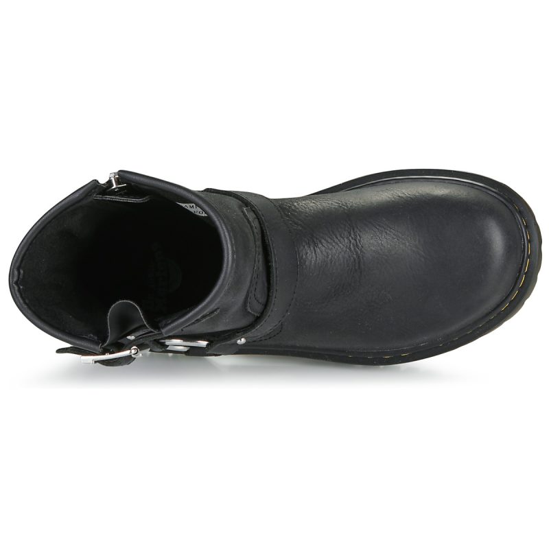 Dr. Martens Genaya Black Wyoming Nero Boots Bambino - 6