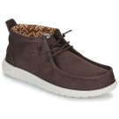 HEYDUDE  WALLY MID STRECH CANVAS  Marrone Stivaletti Uomo - 1