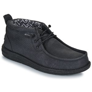 Stivaletti uomo HEYDUDE  WALLY MID STRECH CANVAS  Nero HEYDUDE 198410102565