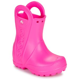 Stivali bambini ragazza Crocs  Handle It Rain Boot T  Rosa Crocs 198445173530