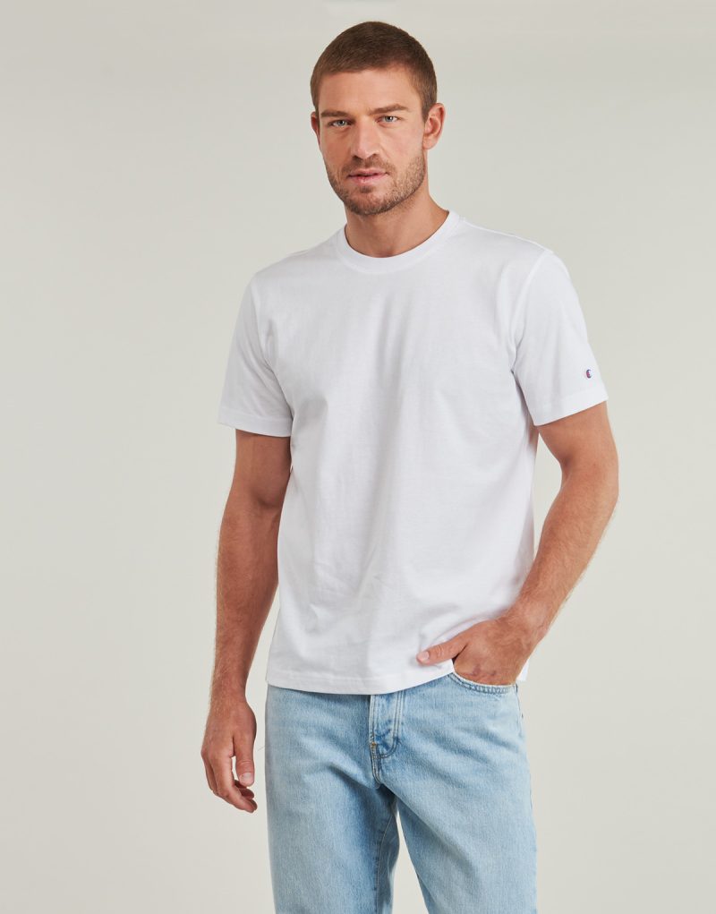 T-shirt Champion SS TEE Bianco T-shirt maniche corte Uomo - 2