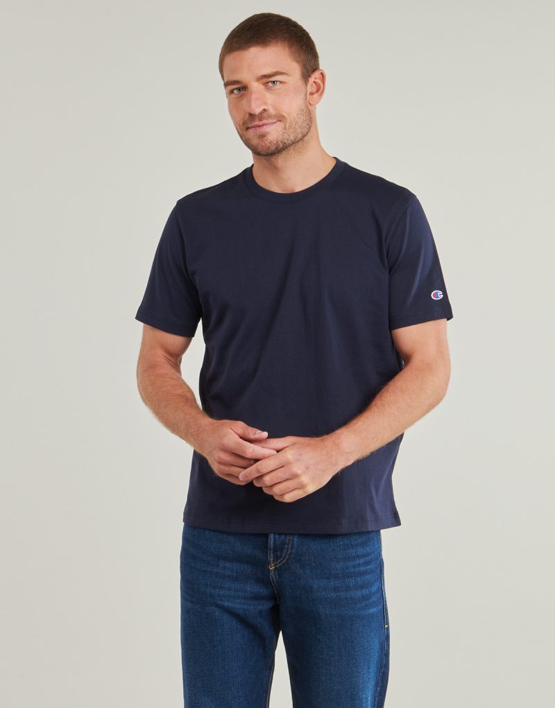 T-shirt Champion SS TEE Blu T-shirt maniche corte Uomo - 2
