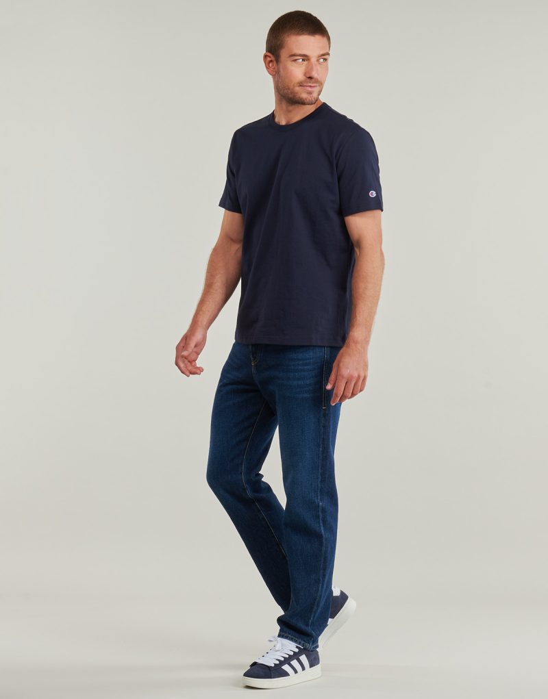 T-shirt Champion SS TEE Blu T-shirt maniche corte Uomo - 3