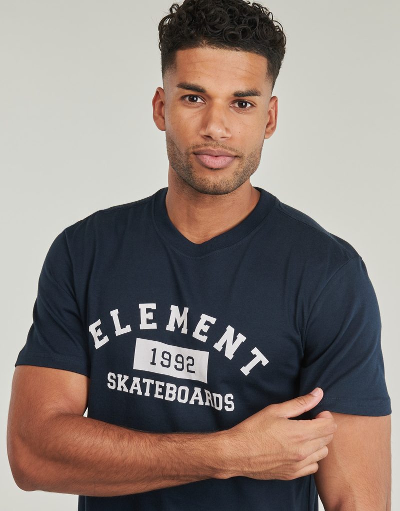 T-shirt Element HOME TEAM SS Bleu T-shirt &agrave; manches courtes Homme - 5