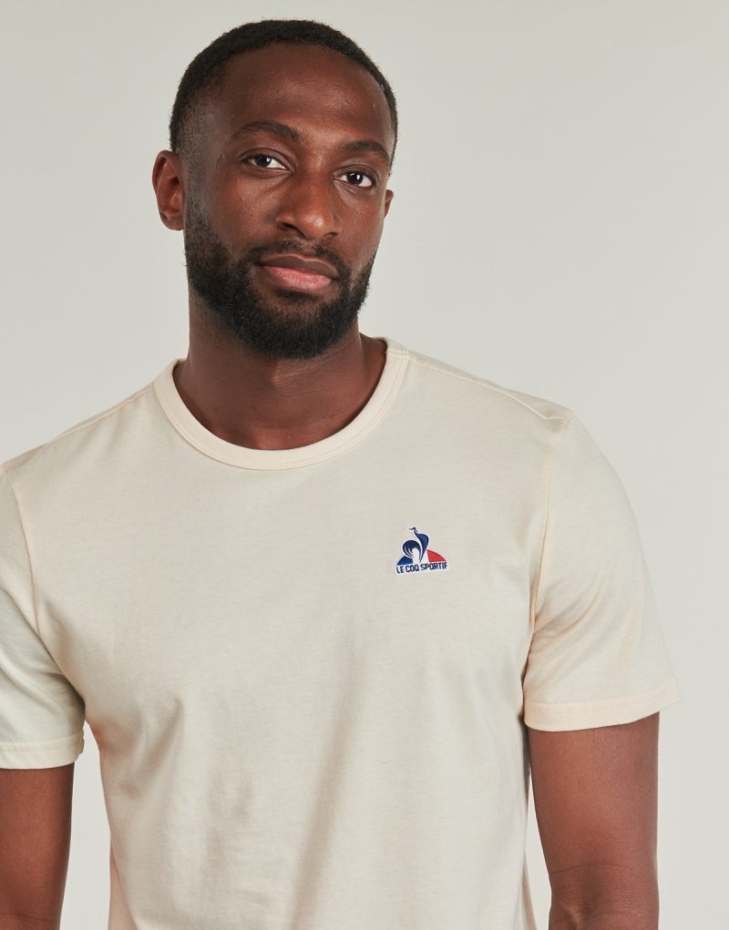 T-shirt Le Coq Sportif ESS Tee SS N°1 M Bianco T-shirt maniche corte Uomo - 5