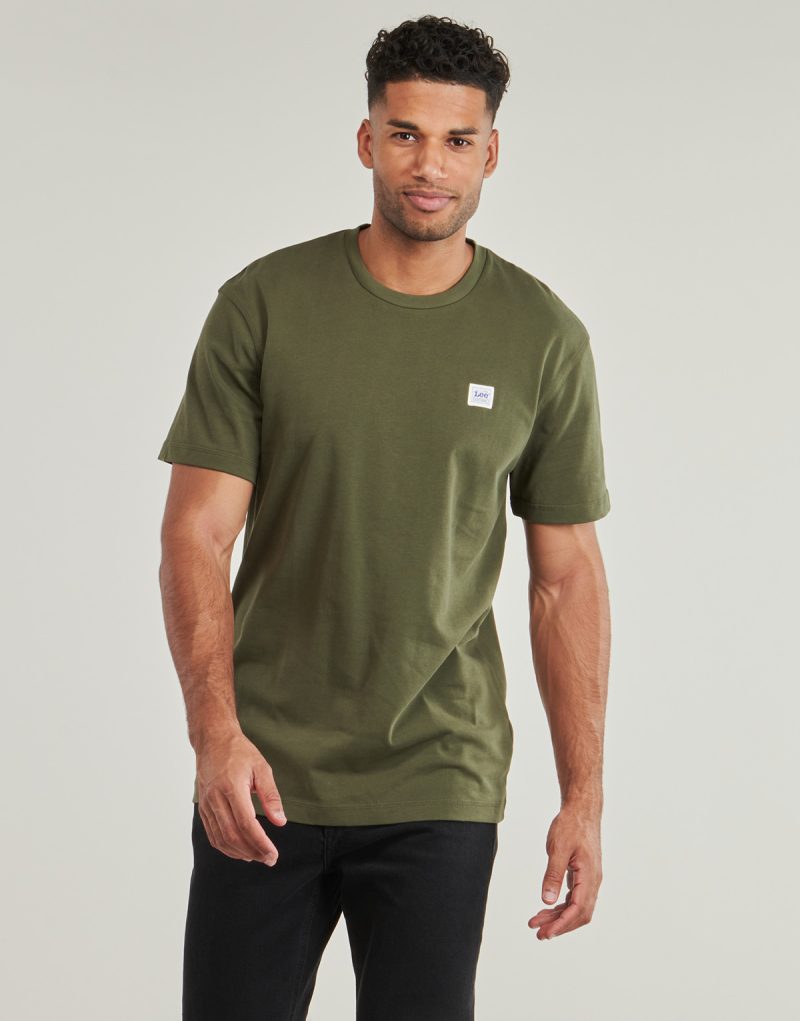 T-Shirt Lee WW TEE Khaki T-Shirt Kurzarm Herren - 2