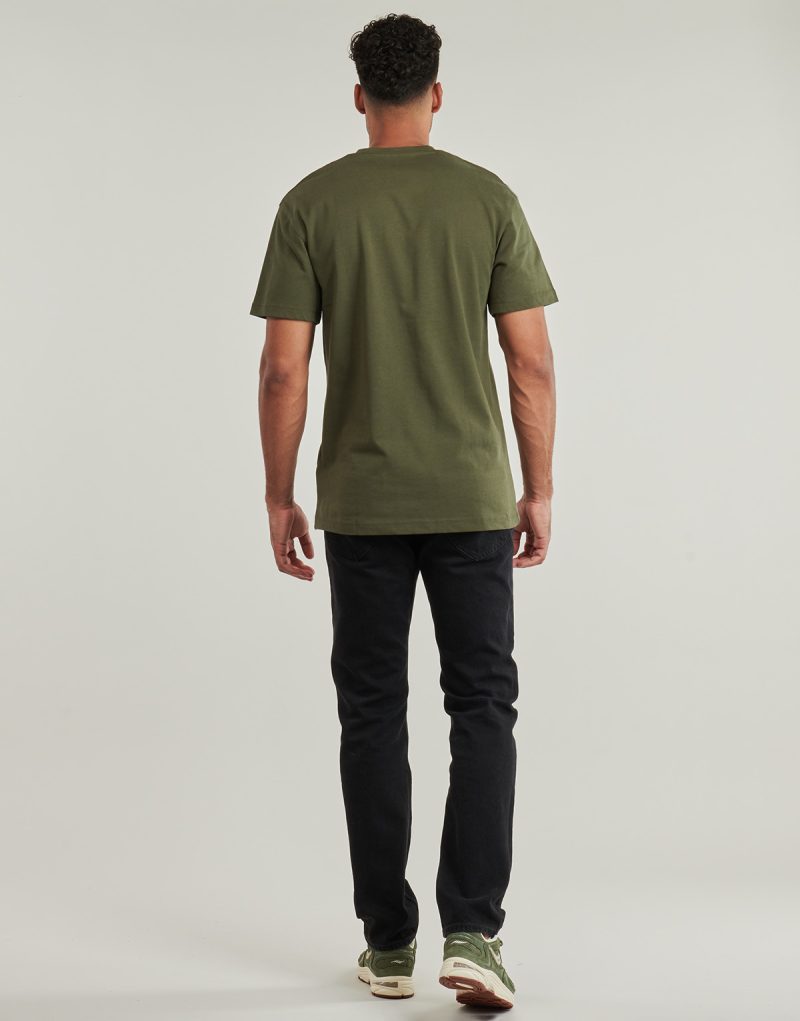 T-Shirt Lee WW TEE Khaki T-Shirt Kurzarm Herren - 4