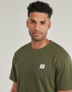 T-Shirt Lee WW TEE Khaki T-Shirt Kurzarm Herren - 5
