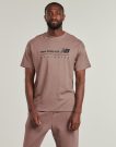 T-shirt New Balance LINEAR GRAPHIC T-SHIRT Marrone T-shirt maniche corte Uomo - 2