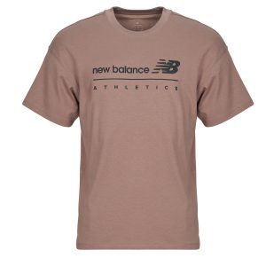 T-shirt uomo New Balance  LINEAR GRAPHIC T-SHIRT  Marrone New Balance 197968999047