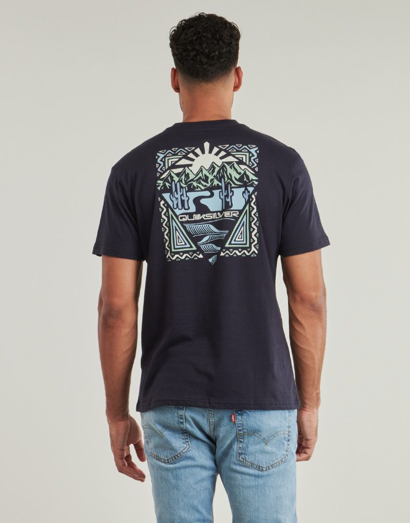 T-shirt Quiksilver EV DESERT WAVES SS Marine T-shirt maniche corte Uomo - 2