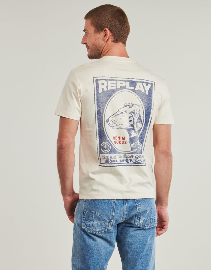T-shirt Replay - Bianco T-shirt maniche corte Uomo - 2