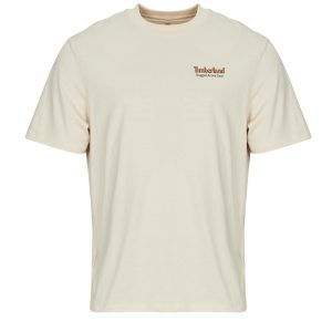 T-shirt uomo Timberland  Rugged Active Gear Back Graphic Tee  Beige Timberland 197803856573