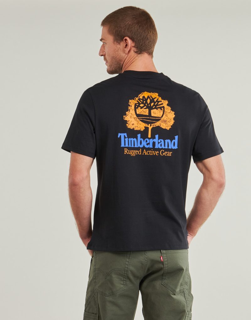T-shirt Timberland Rugged Active Gear Back Graphic Tee Nero T-shirt maniche corte Uomo - 2
