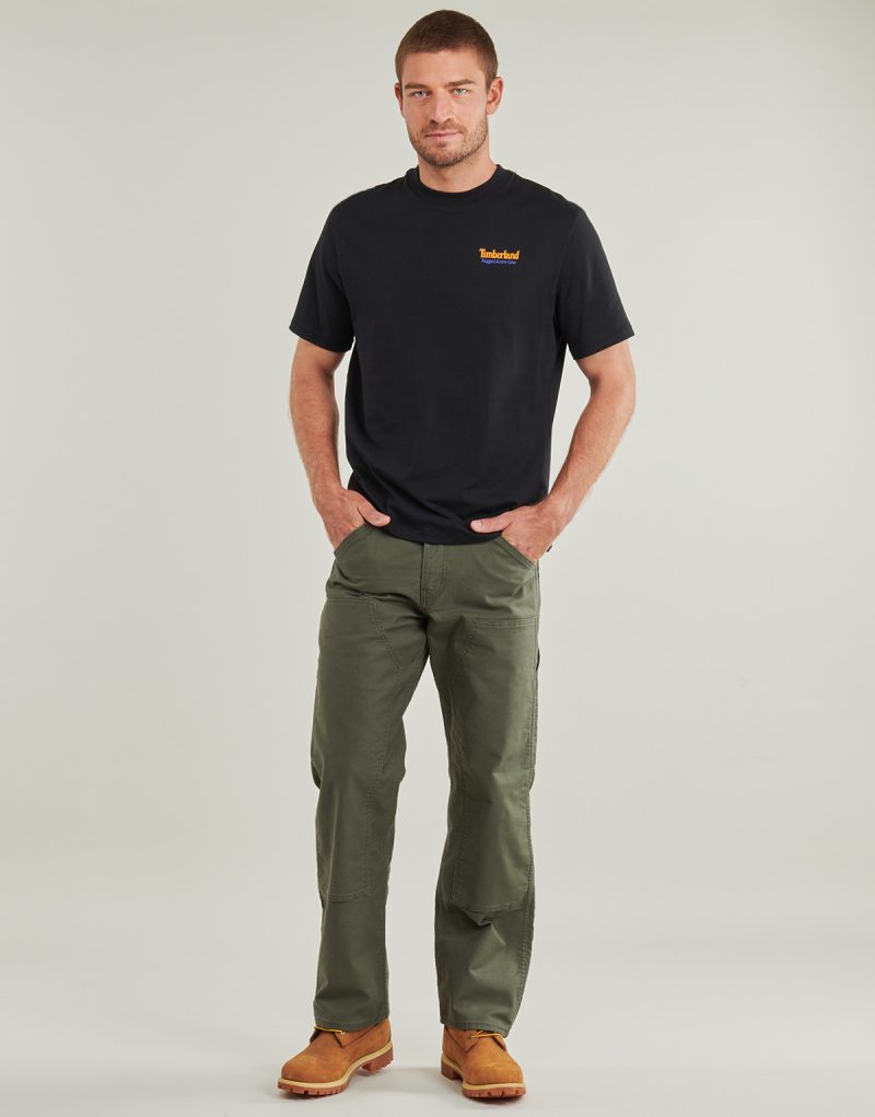 T-shirt Timberland Rugged Active Gear Back Graphic Tee Nero T-shirt maniche corte Uomo - 3