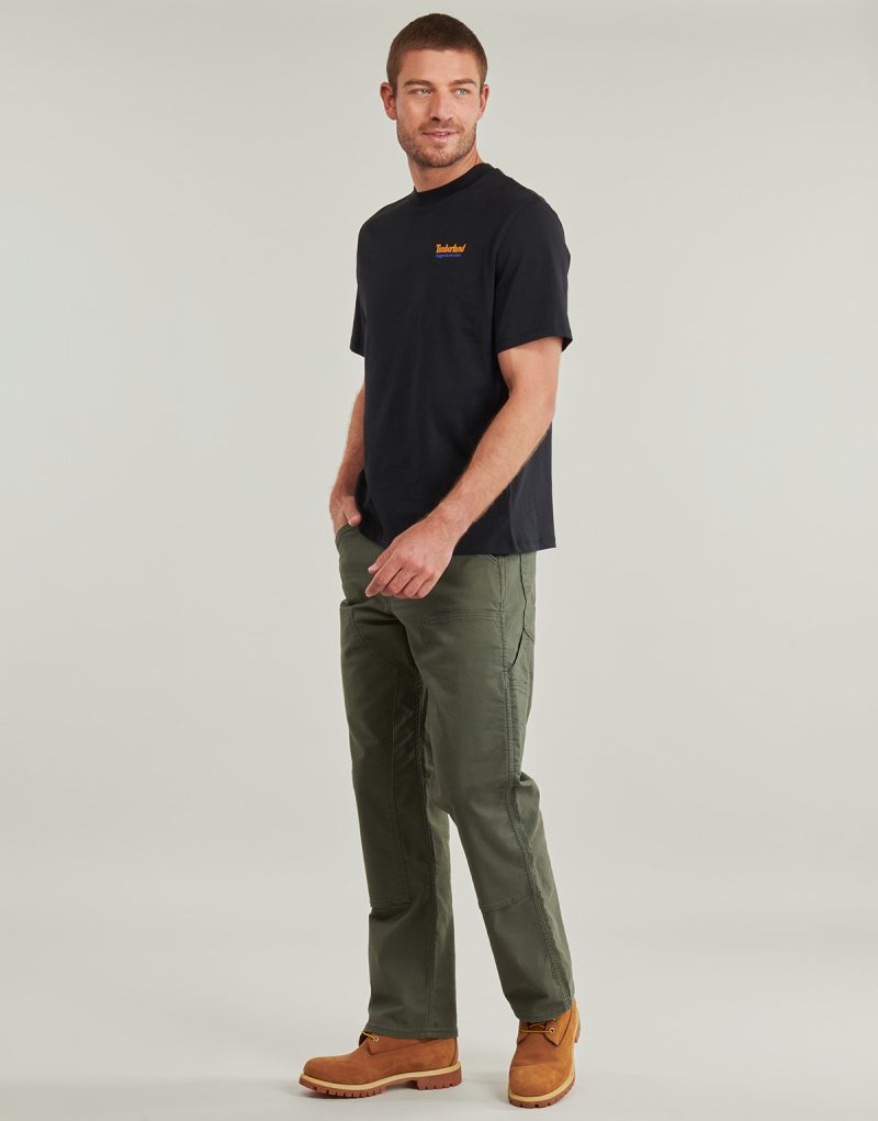 T-shirt Timberland Rugged Active Gear Back Graphic Tee Nero T-shirt maniche corte Uomo - 4