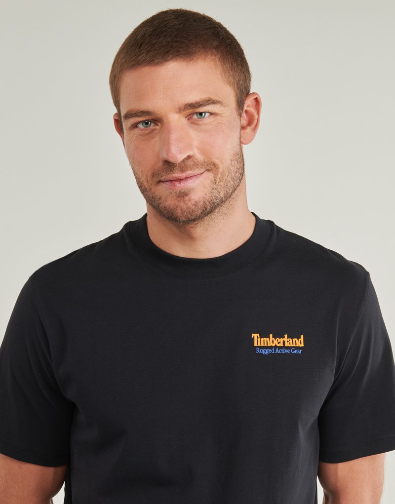 T-shirt Timberland Rugged Active Gear Back Graphic Tee Nero T-shirt maniche corte Uomo - 5