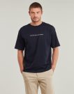 T-shirt Tommy Hilfiger SS TEE CONT. LOGO Marine T-shirt maniche corte Uomo - 2