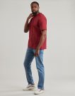 Vans SALTON LOOSE SS T-Shirt Rot Herren Kurzarm-T-Shirt - 3