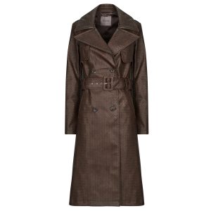 Trench    CARMEN PU TRENCH  Marrone