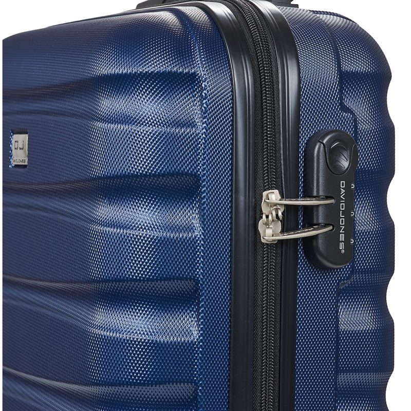 David Jones CHAUVETTINI 34L CABIN Blu Valigia rigida Uomo - 4