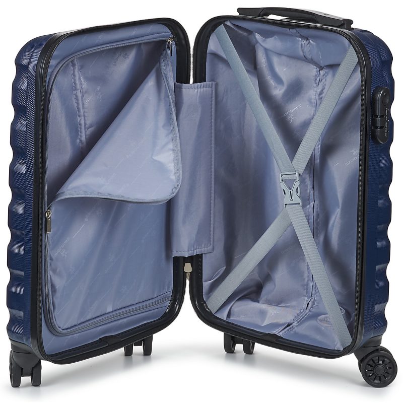 David Jones CHAUVETTINI 34L CABIN Blu Valigia rigida Uomo - 5