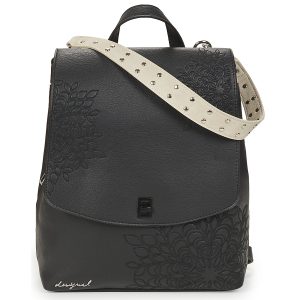 Zaini donna Desigual  BACKPACK SIERRA SUMY MINI STRAIGHT FLAP  Nero Desigual 8445110716427