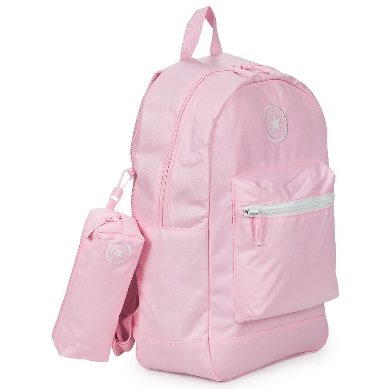Bambina Converse CONVERSE BACKPACK PENCIL CASE Rosa Zaino Bambina - 2